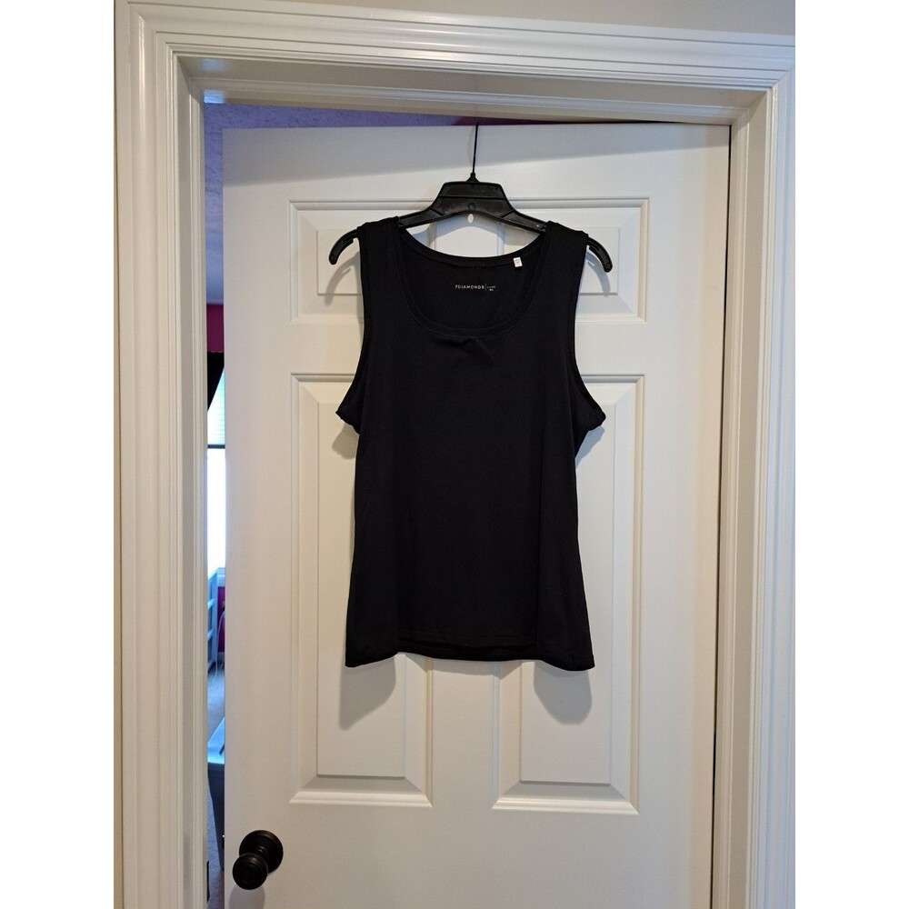 7 Diamonds Core Tank Top with Bra Strap Securing Section Women's Size XL